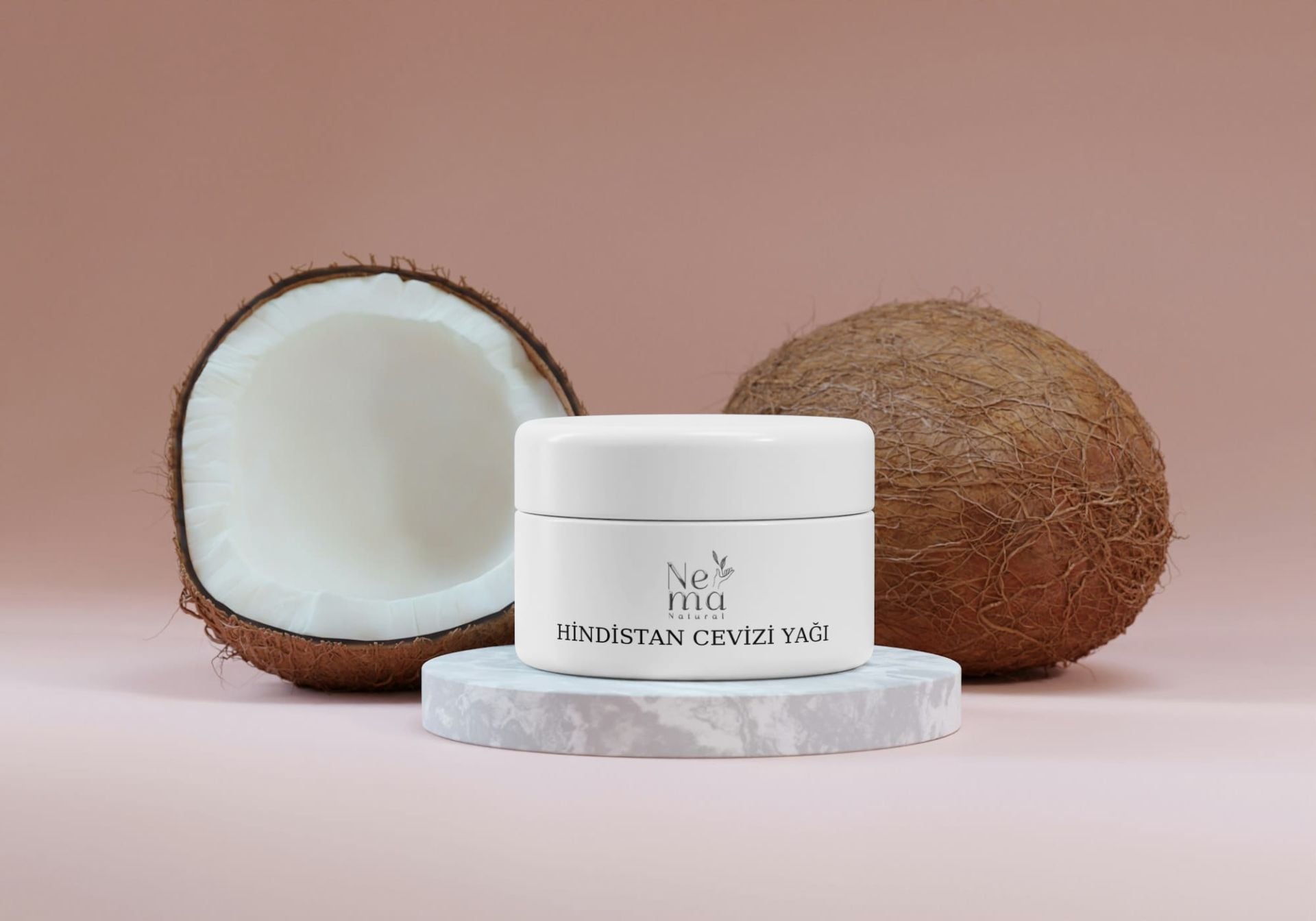 Nema Natural %100 Doğal Soğuk Sıkım Hindistan Cevizi Yağı