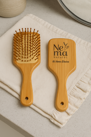 Nema Natural Büyük Boy Bambu Tarak