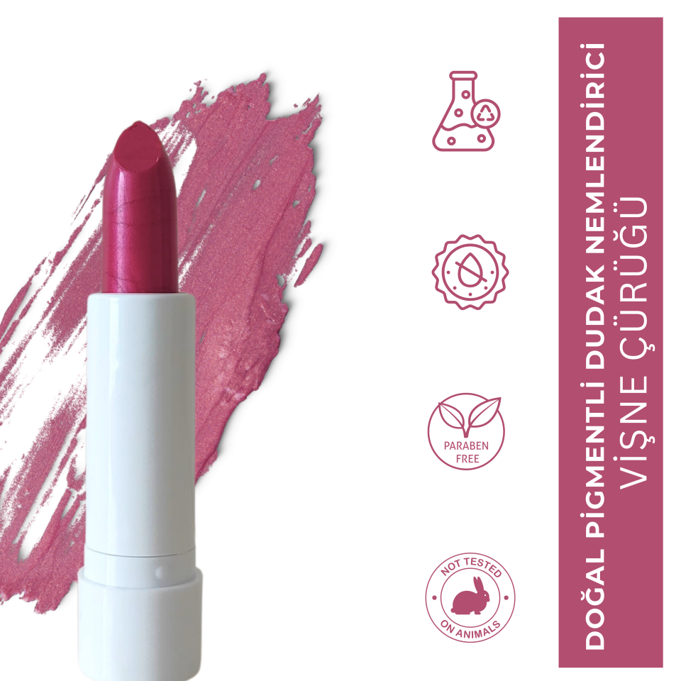 Doğal Pigmentli Dudak Nemlendirici VİŞNE ÇÜRÜĞÜ