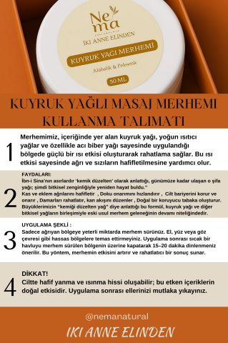 Kuyruk Yağlı Masaj Merhemi