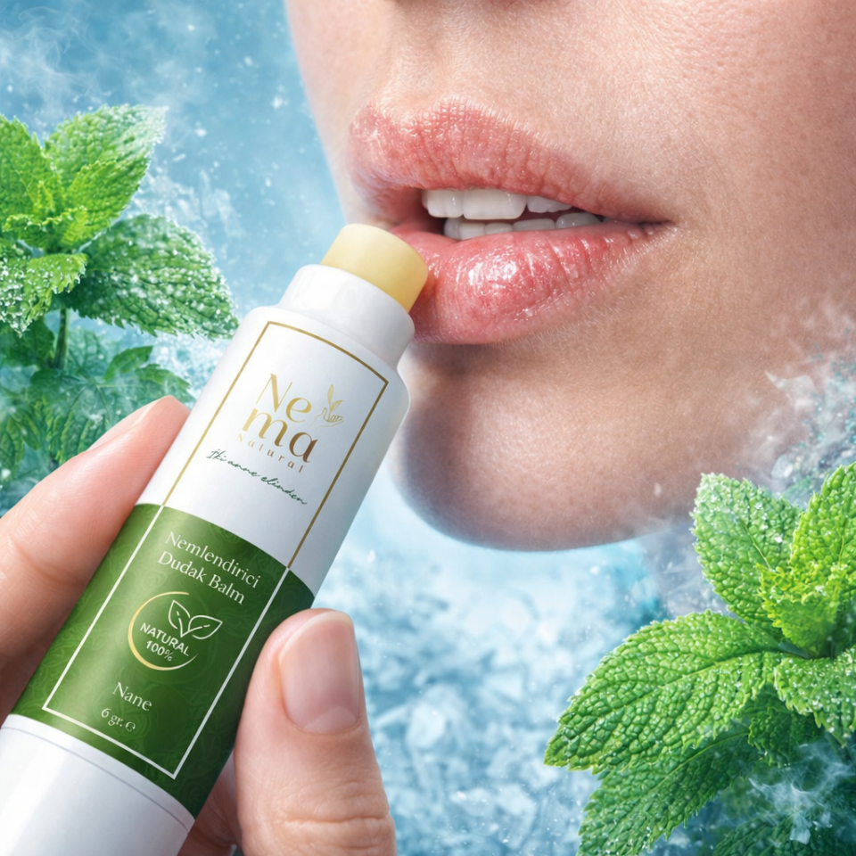 Nemâ Natural Naneli Dudak Balmı