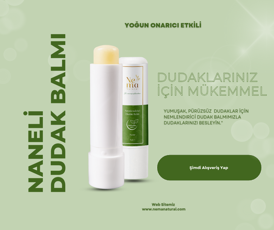 Nemâ Natural Naneli Dudak Balmı