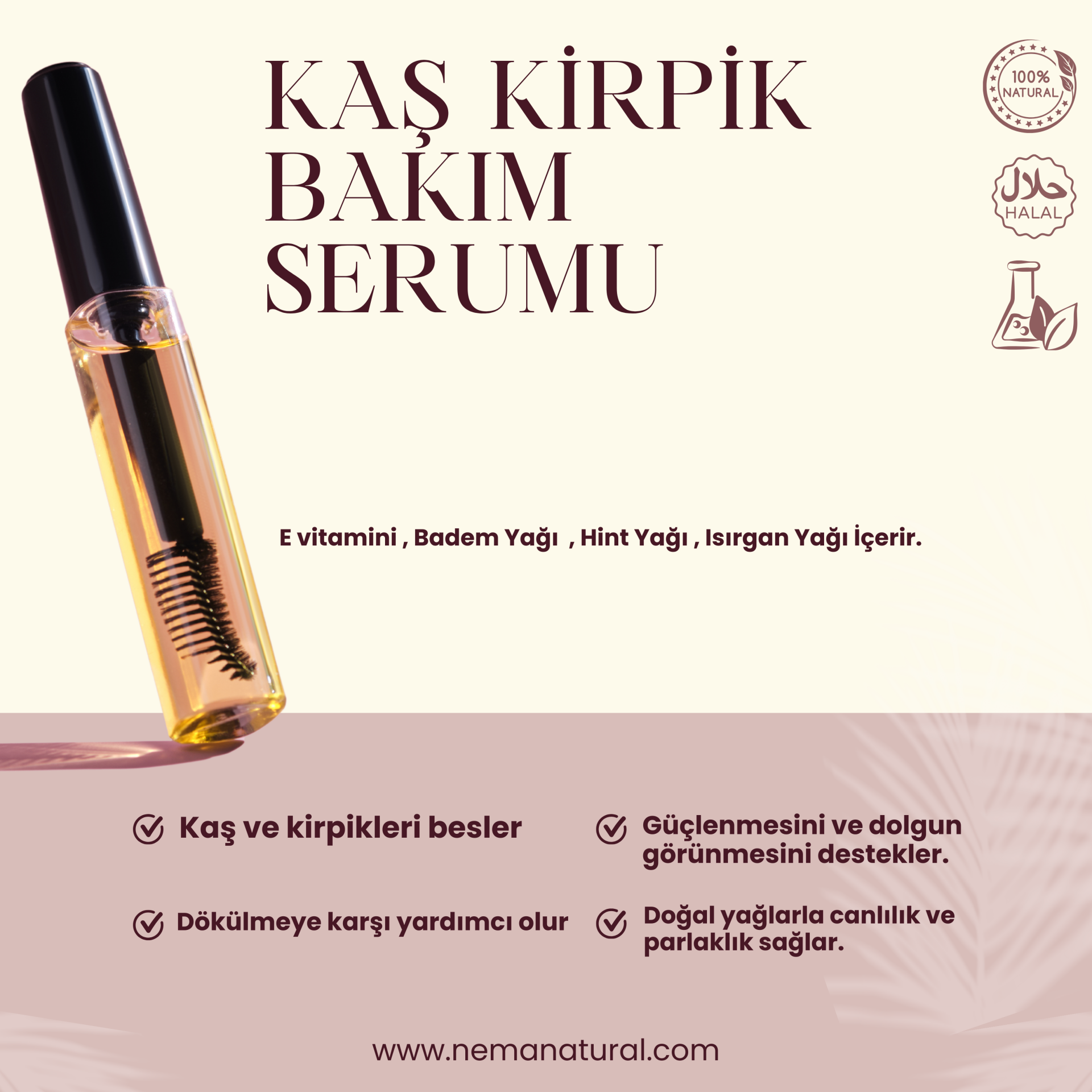 Kaş Kirpik Bakım Serumu