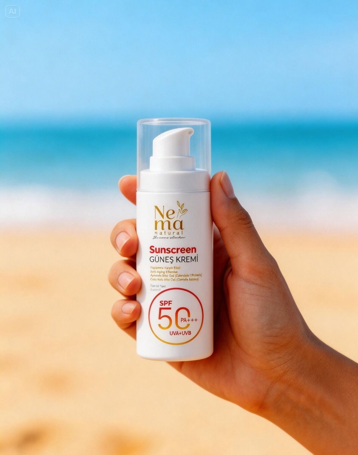 Nemâ Natural Mineral Güneş Kremi 50 SPF